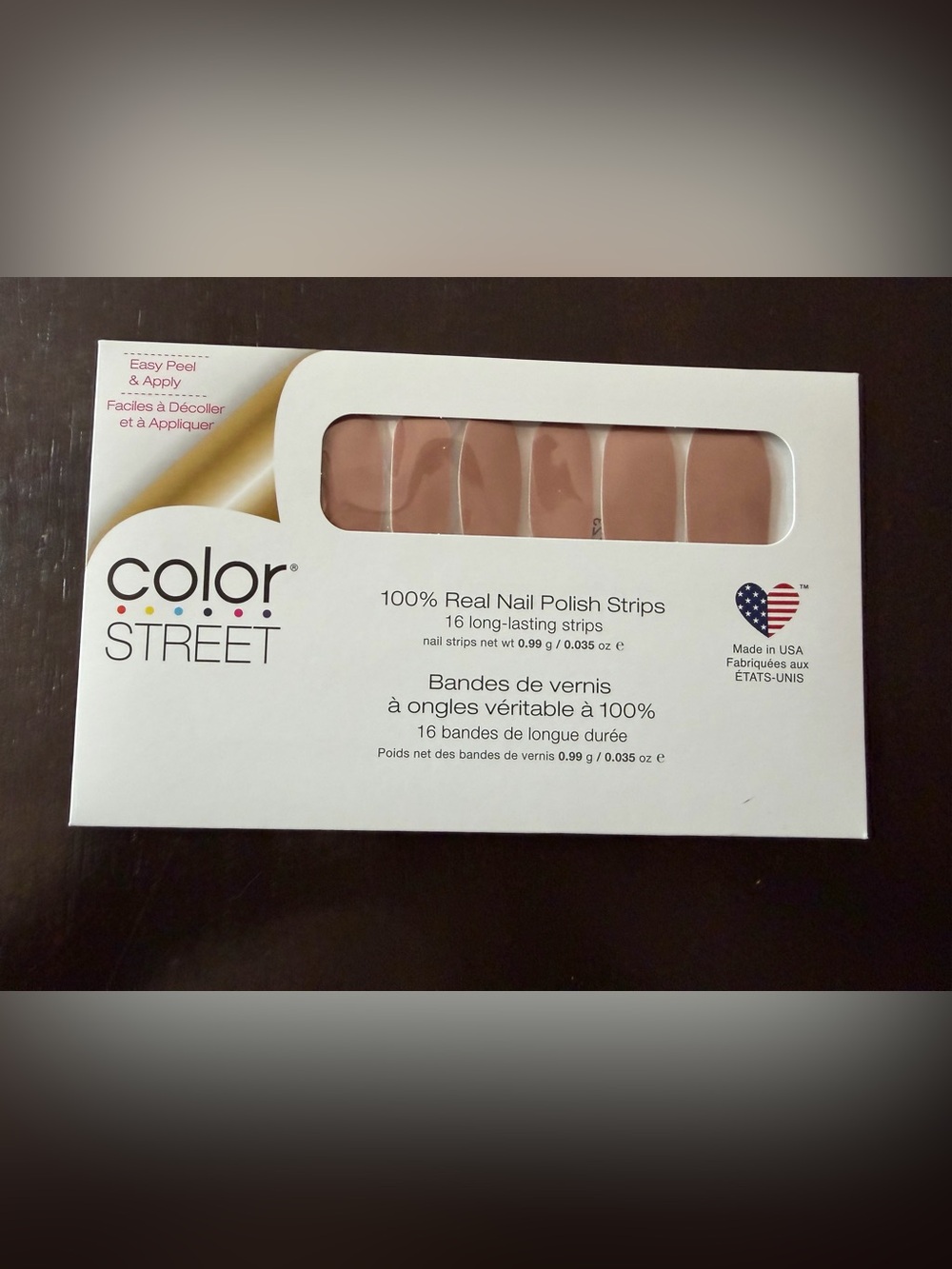 Color Street Almond Butter Nail Polish Strips